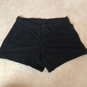 Black Sweatpant Comfy shorts size Small